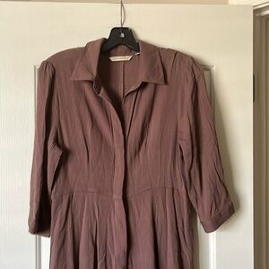 Soft Surroundings NWOT light brown 100% rayon dress size PS